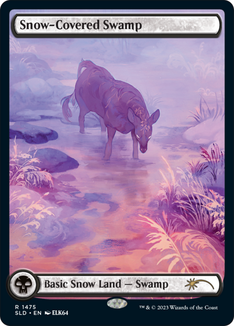 Snow-Covered Swamp (1475) [Secret Lair Drop Series] | Jomio and Rueliete's Cards and Comics