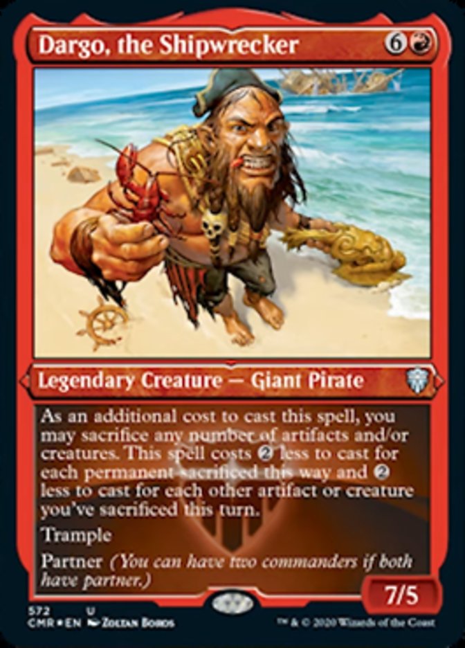 Dargo, the Shipwrecker (Etched) [Commander Legends] | Jomio and Rueliete's Cards and Comics