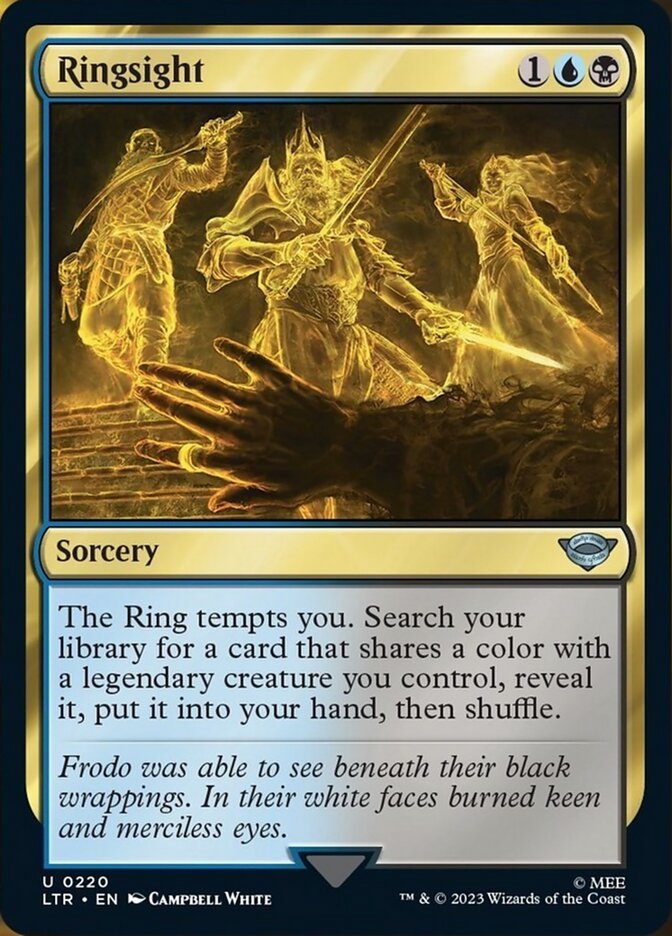 Ringsight [The Lord of the Rings: Tales of Middle-Earth] | Jomio and Rueliete's Cards and Comics