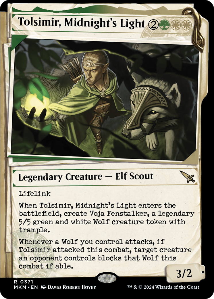 Tolsimir, Midnight's Light (Showcase) [Murders at Karlov Manor] | Jomio and Rueliete's Cards and Comics