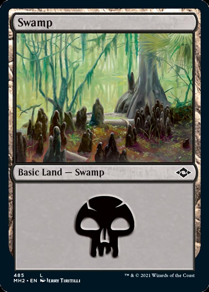 Swamp (485) (Foil Etched) [Modern Horizons 2] | Jomio and Rueliete's Cards and Comics