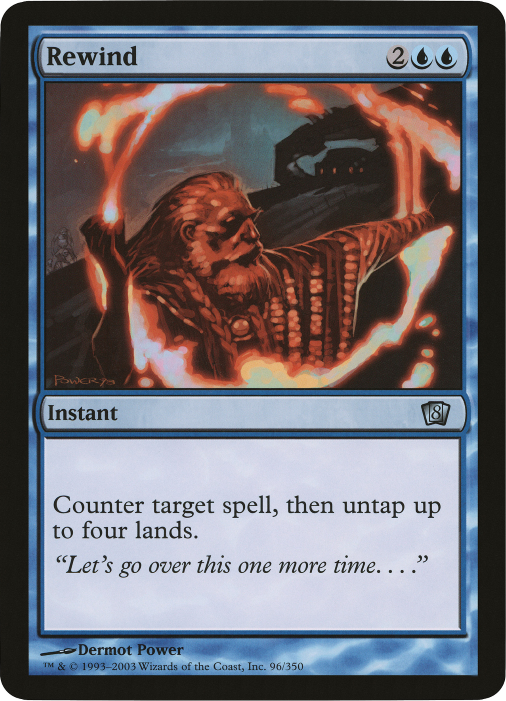 Rewind (Oversized) [Eighth Edition Box Topper] | Jomio and Rueliete's Cards and Comics