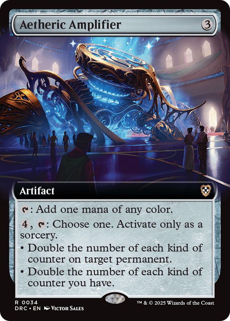 Aetheric Amplifier (Extended Art) [Aetherdrift Commander] | Jomio and Rueliete's Cards and Comics