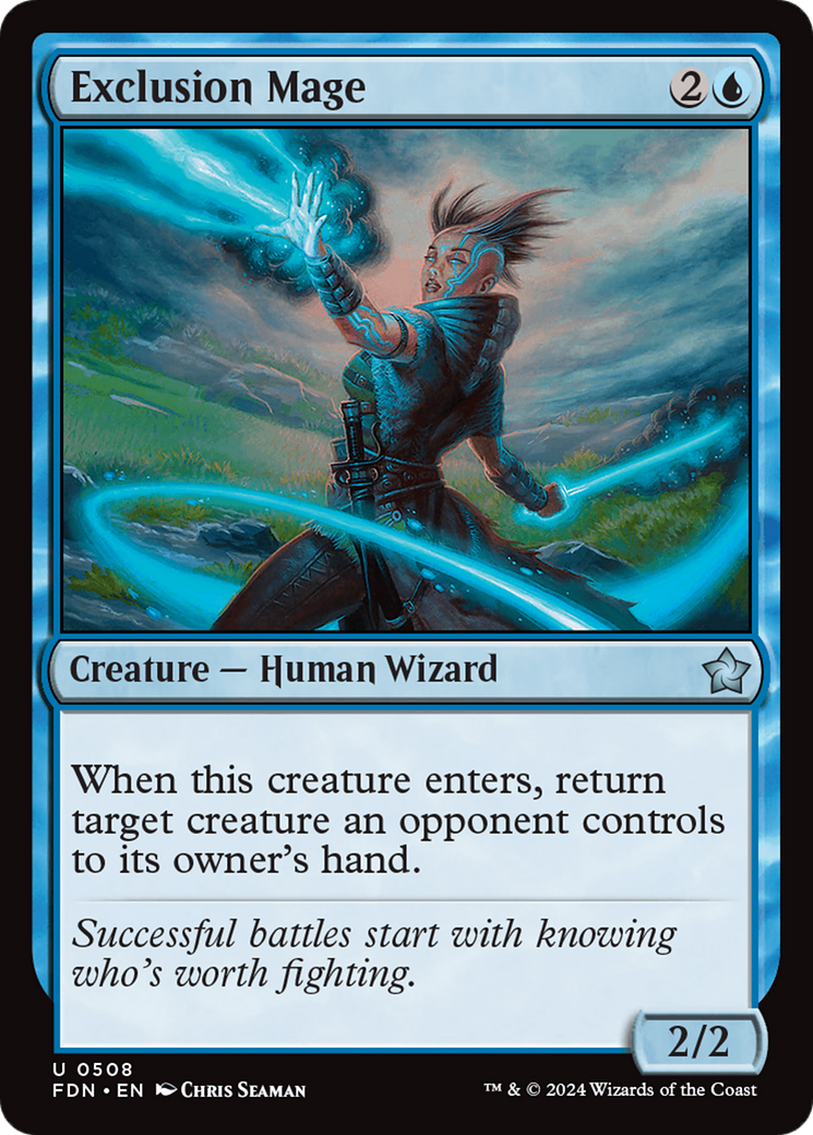 Exclusion Mage [Foundations] | Jomio and Rueliete's Cards and Comics
