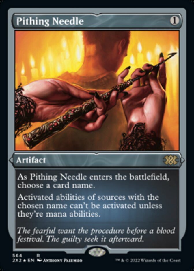 Pithing Needle (Foil Etched) [Double Masters 2022] | Jomio and Rueliete's Cards and Comics