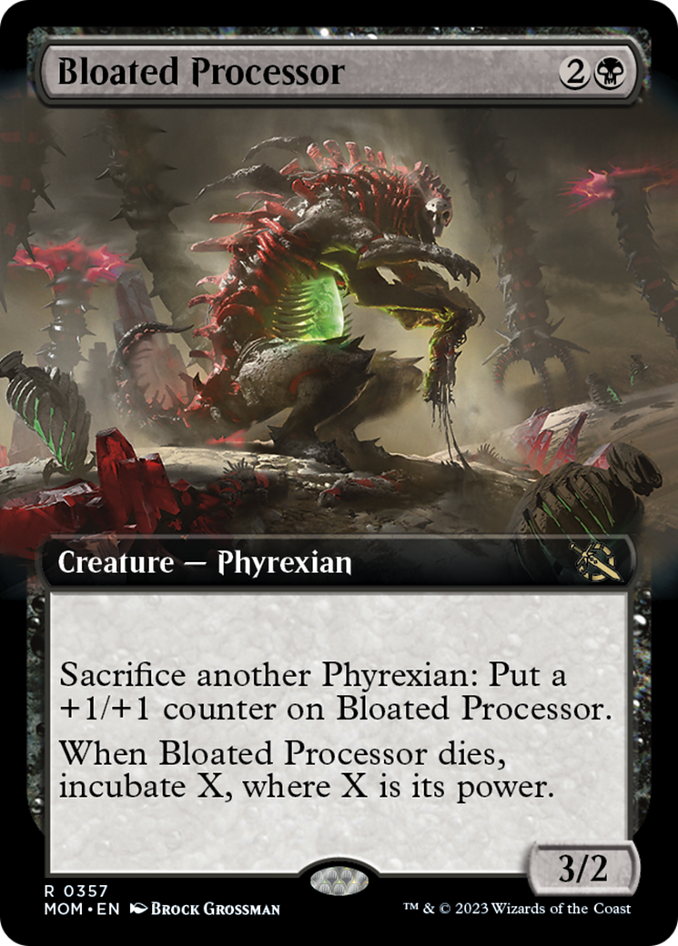 Bloated Processor (Extended Art) [March of the Machine] | Jomio and Rueliete's Cards and Comics