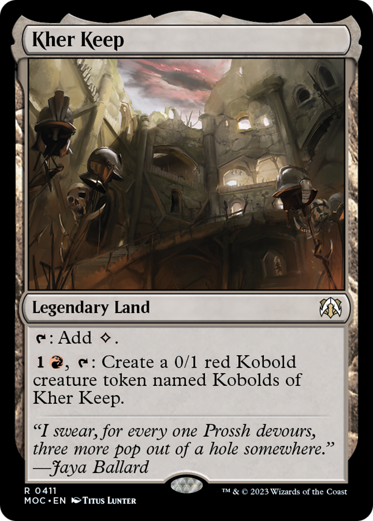 Kher Keep [March of the Machine Commander] | Jomio and Rueliete's Cards and Comics