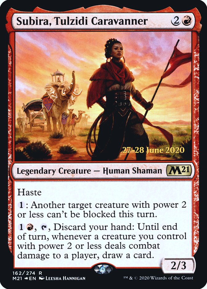 Subira, Tulzidi Caravanner [Core Set 2021 Prerelease Promos] | Jomio and Rueliete's Cards and Comics