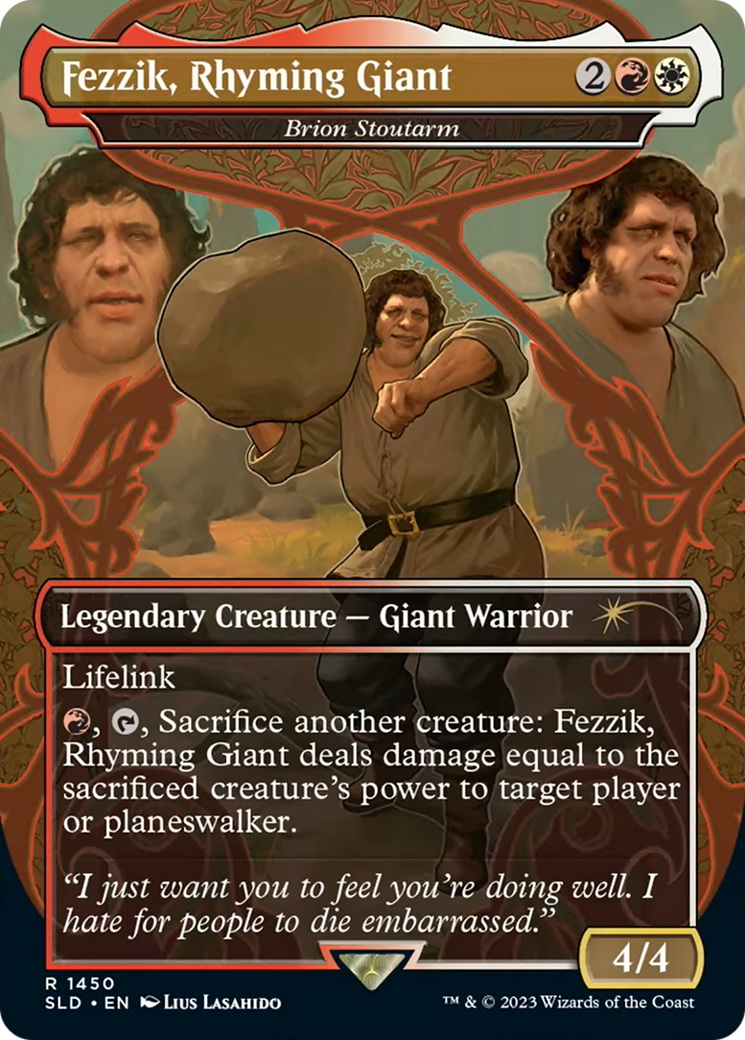 Fezzik, Rhyming Giant - Brion Stoutarm [Secret Lair Drop Series] | Jomio and Rueliete's Cards and Comics