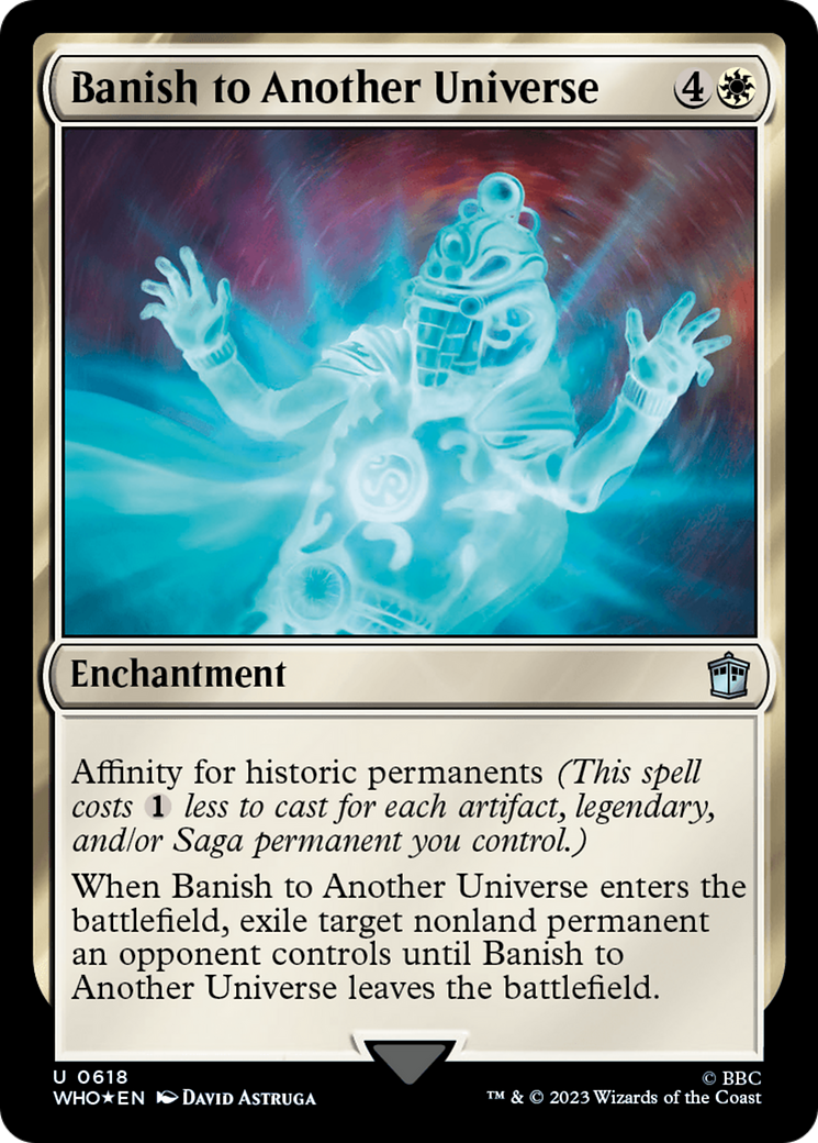 Banish to Another Universe (Surge Foil) [Doctor Who] | Jomio and Rueliete's Cards and Comics