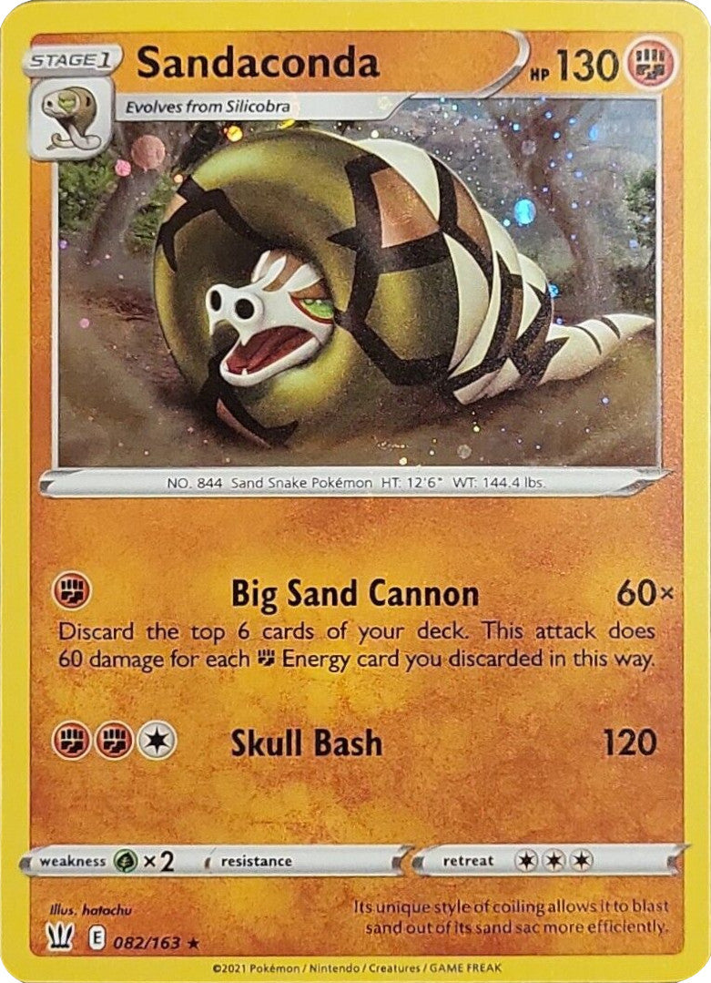Sandaconda (082/163) (Cosmos Holo) [Sword & Shield: Battle Styles] | Jomio and Rueliete's Cards and Comics
