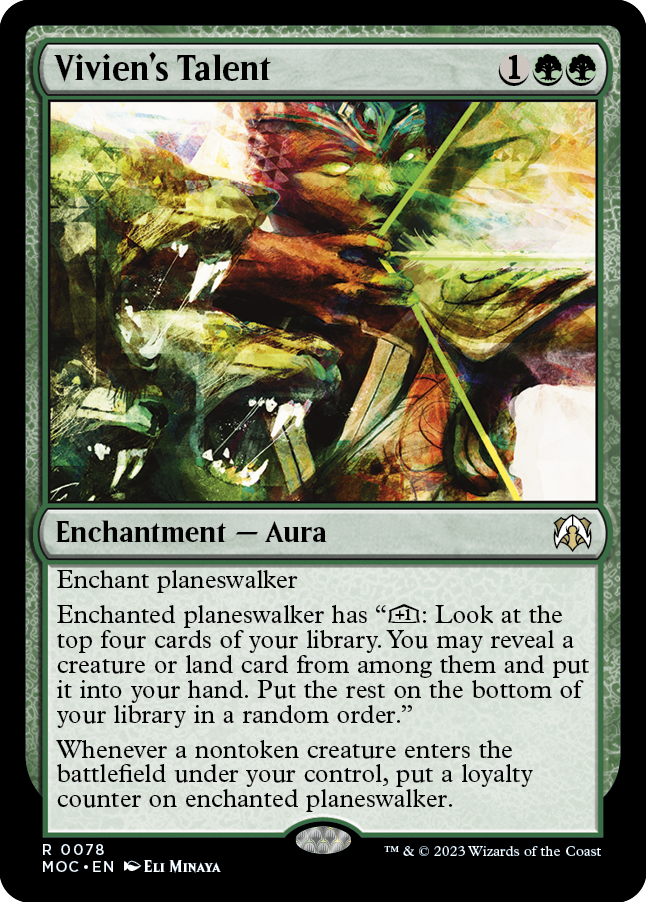 Vivien's Talent [March of the Machine Commander] | Jomio and Rueliete's Cards and Comics
