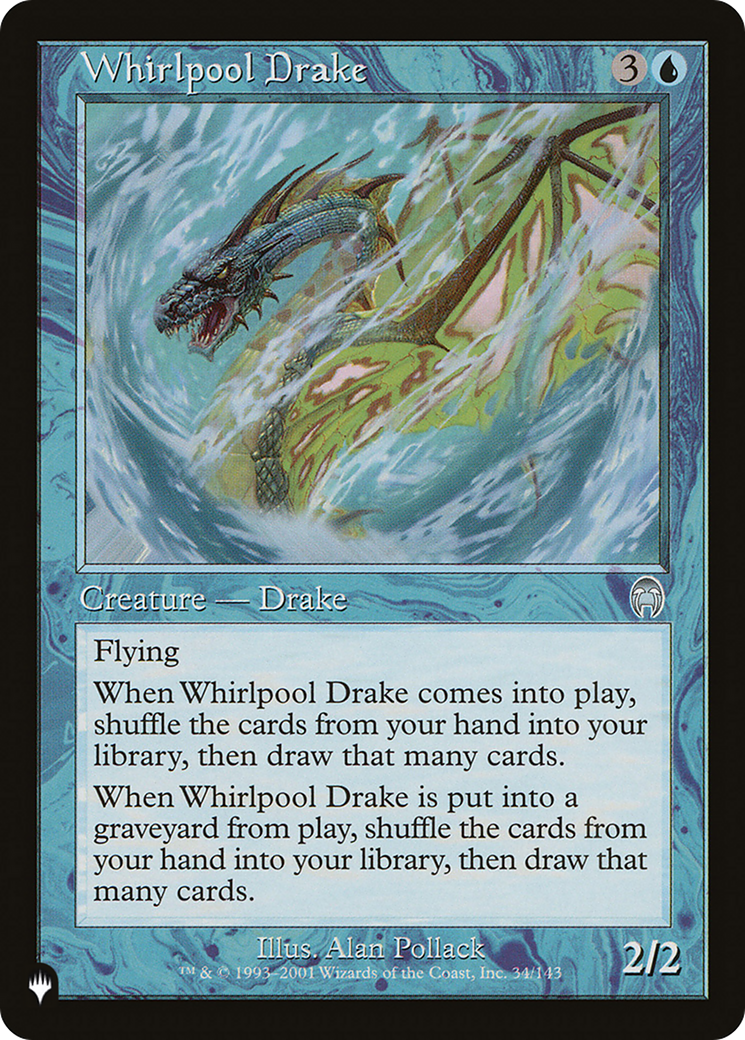 Whirlpool Drake [The List] | Jomio and Rueliete's Cards and Comics