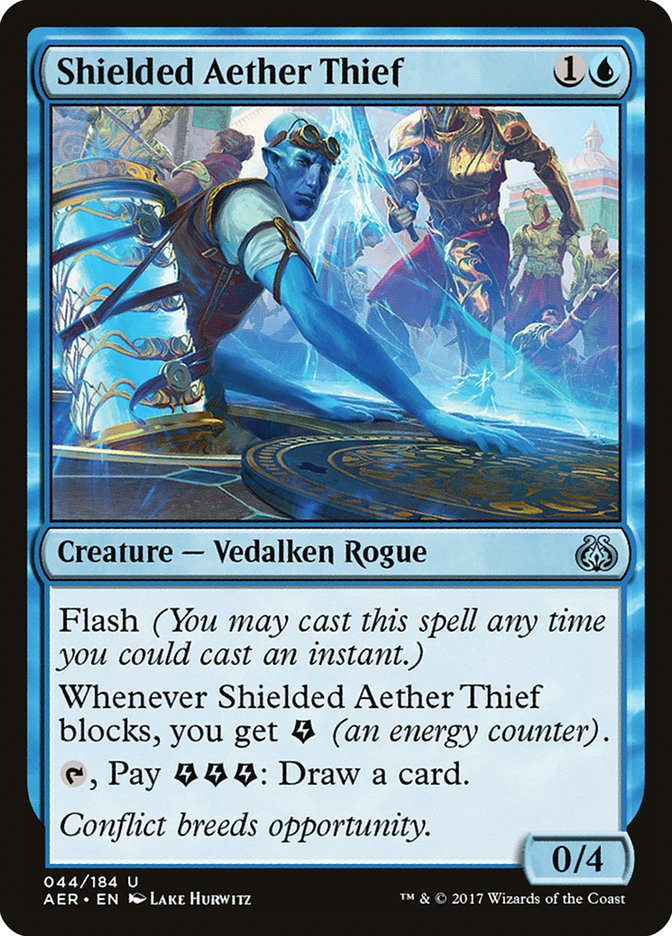 Shielded Aether Thief [Aether Revolt] | Jomio and Rueliete's Cards and Comics