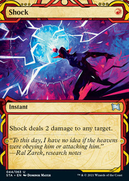 Shock (Foil Etched) [Strixhaven: School of Mages Mystical Archive] | Jomio and Rueliete's Cards and Comics