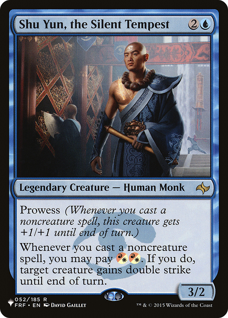 Shu Yun, the Silent Tempest [The List] | Jomio and Rueliete's Cards and Comics