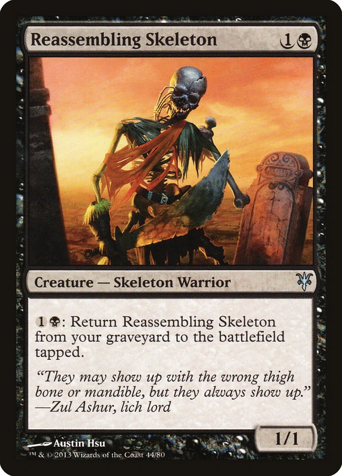 Reassembling Skeleton [Duel Decks: Sorin vs. Tibalt] | Jomio and Rueliete's Cards and Comics