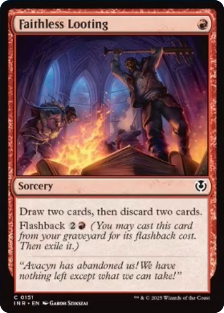 Faithless Looting [Innistrad Remastered] | Jomio and Rueliete's Cards and Comics