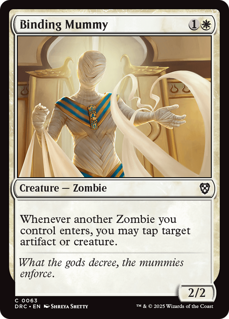 Binding Mummy [Aetherdrift Commander] | Jomio and Rueliete's Cards and Comics