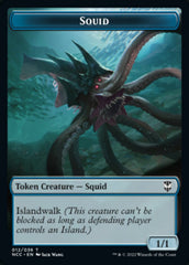 Squid // The Monarch Double-Sided Token [Streets of New Capenna Commander Tokens] | Jomio and Rueliete's Cards and Comics