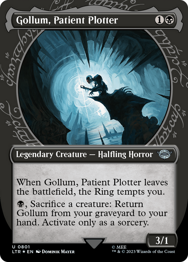Gollum, Patient Plotter (Showcase) (Surge Foil) [The Lord of the Rings: Tales of Middle-Earth] | Jomio and Rueliete's Cards and Comics