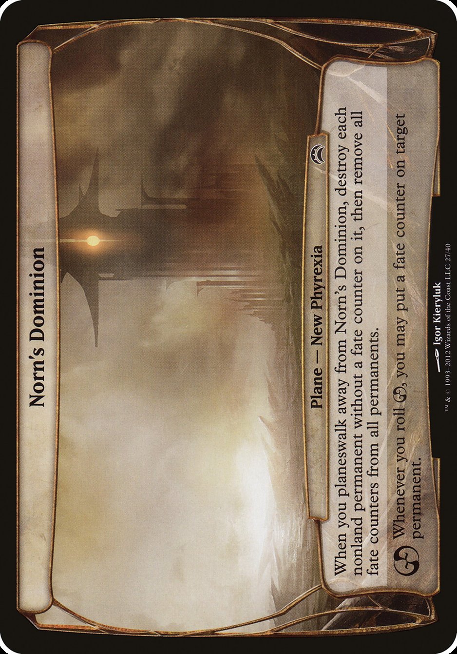 Norn's Dominion (Planes) [Planechase 2012 Planes] | Jomio and Rueliete's Cards and Comics