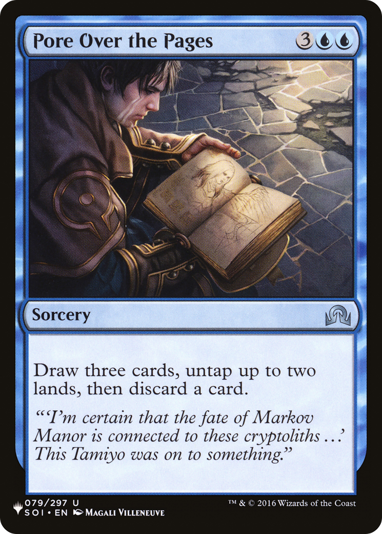 Pore Over the Pages [The List] | Jomio and Rueliete's Cards and Comics