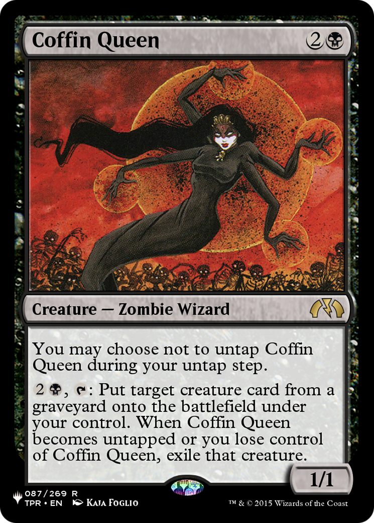 Coffin Queen [The List] | Jomio and Rueliete's Cards and Comics
