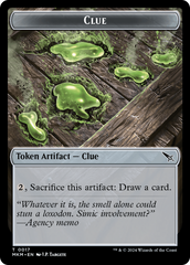 Thopter (0020) // Clue (0017) Double-Sided Token [Murders at Karlov Manor Tokens] | Jomio and Rueliete's Cards and Comics