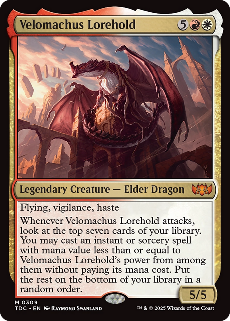 Velomachus Lorehold [Tarkir: Dragonstorm Commander] | Jomio and Rueliete's Cards and Comics