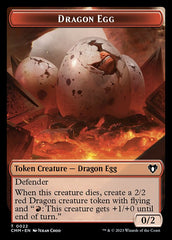 Treasure // Dragon Egg Double-Sided Token [Commander Masters Tokens] | Jomio and Rueliete's Cards and Comics