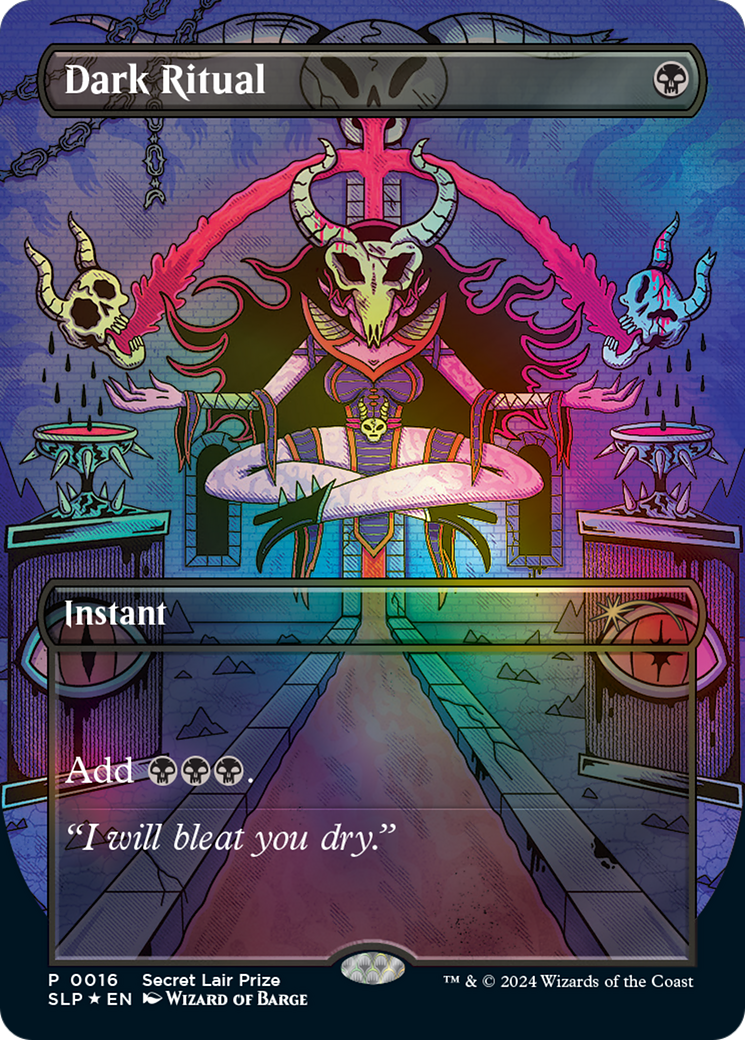 Dark Ritual [Secret Lair Showdown] | Jomio and Rueliete's Cards and Comics
