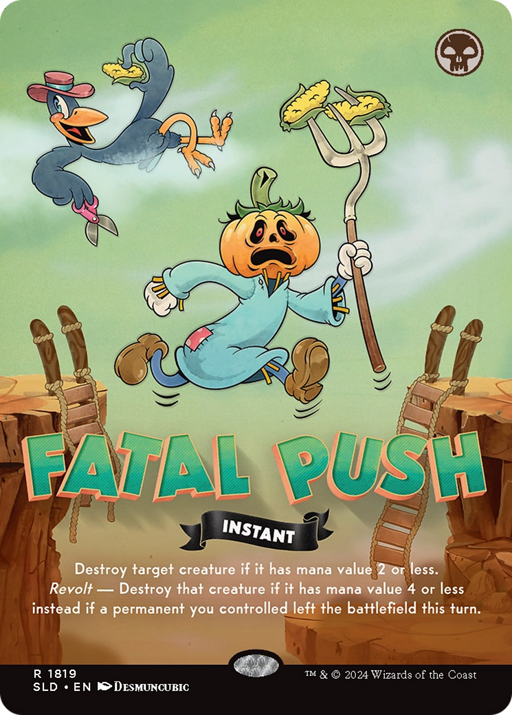 Fatal Push (1819) (Rainbow Foil) [Secret Lair Drop Series] | Jomio and Rueliete's Cards and Comics
