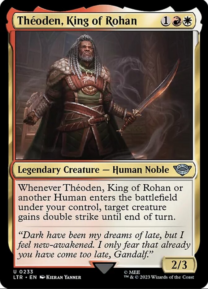 Theoden, King of Rohan [The Lord of the Rings: Tales of Middle-Earth] | Jomio and Rueliete's Cards and Comics