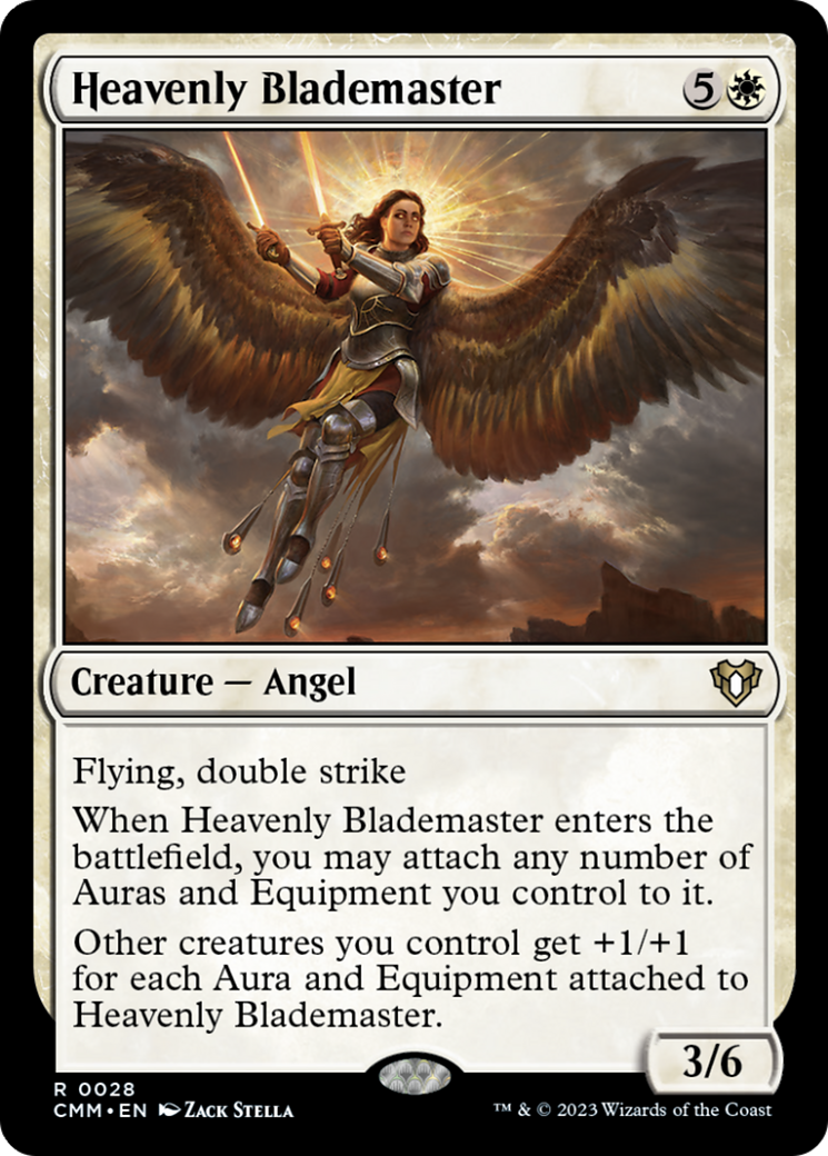 Heavenly Blademaster [Commander Masters] | Jomio and Rueliete's Cards and Comics