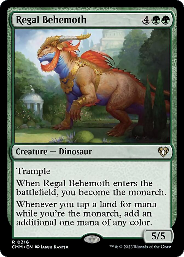 Regal Behemoth [Commander Masters] | Jomio and Rueliete's Cards and Comics