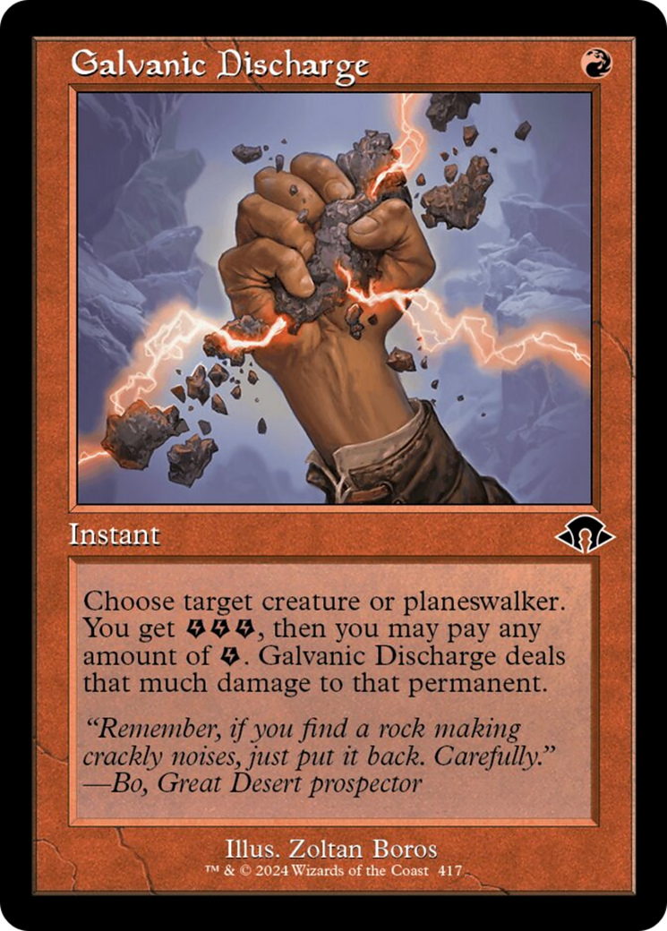 Galvanic Discharge (Retro) [Modern Horizons 3] | Jomio and Rueliete's Cards and Comics