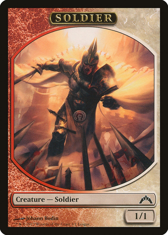Soldier Token (Johann Bodin) [League Tokens 2013] | Jomio and Rueliete's Cards and Comics