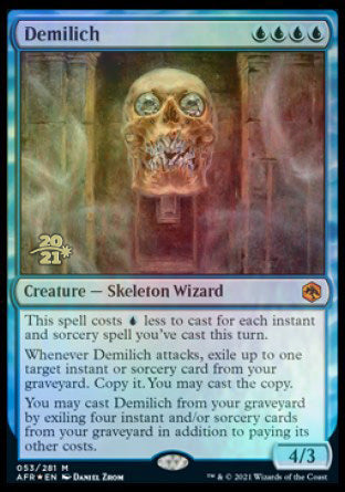 Demilich [Dungeons & Dragons: Adventures in the Forgotten Realms Prerelease Promos] | Jomio and Rueliete's Cards and Comics