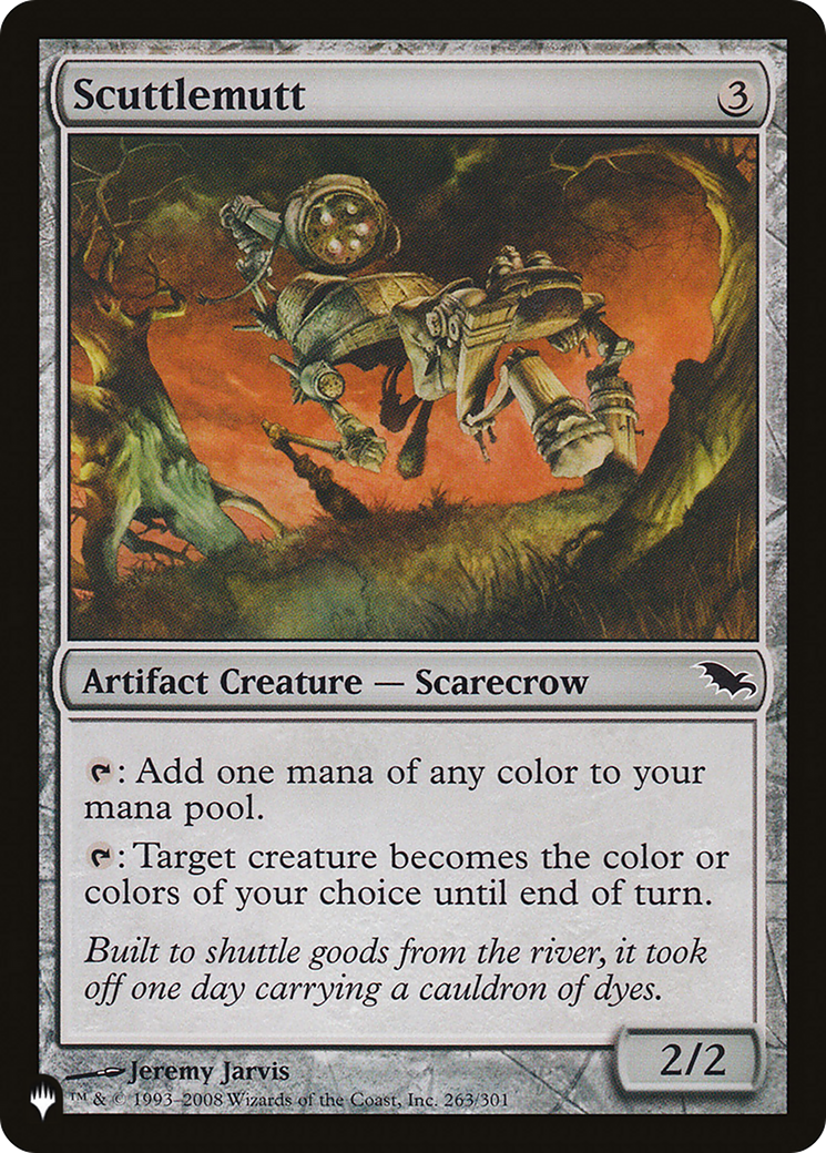 Scuttlemutt [The List] | Jomio and Rueliete's Cards and Comics