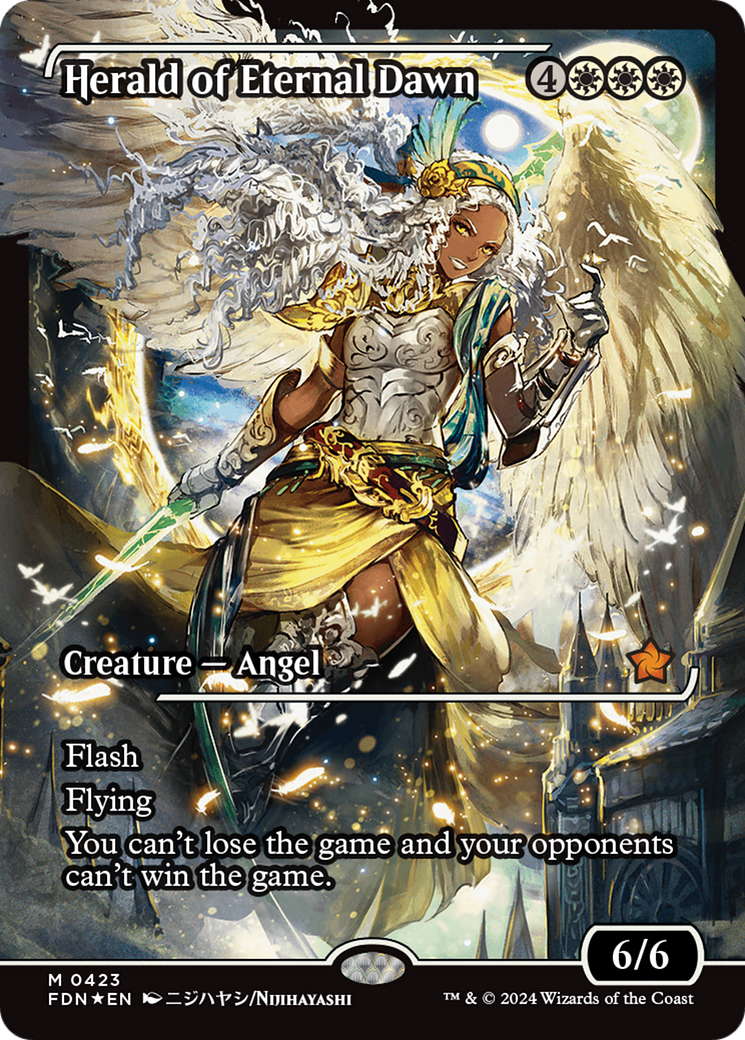 Herald of Eternal Dawn (Showcase) [Foundations] | Jomio and Rueliete's Cards and Comics