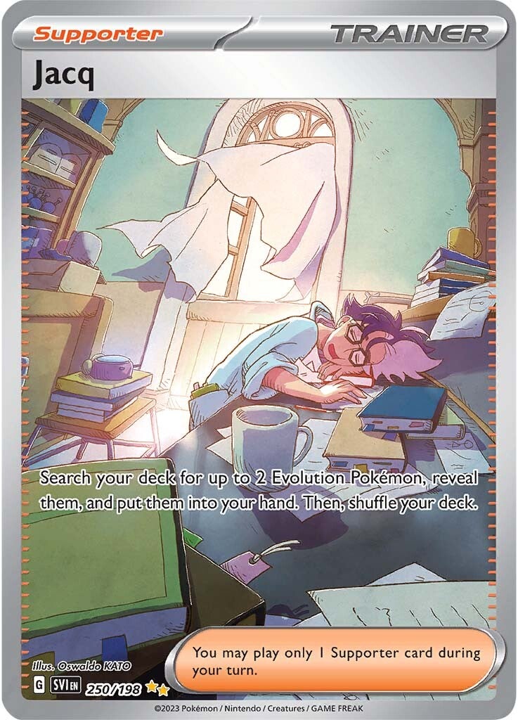 Jacq (250/198) [Scarlet & Violet: Base Set] | Jomio and Rueliete's Cards and Comics