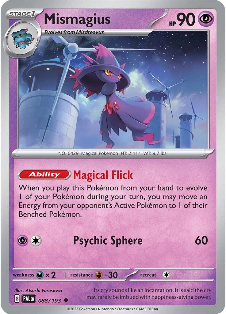 Mismagius (088/193) [Scarlet & Violet: Paldea Evolved] | Jomio and Rueliete's Cards and Comics