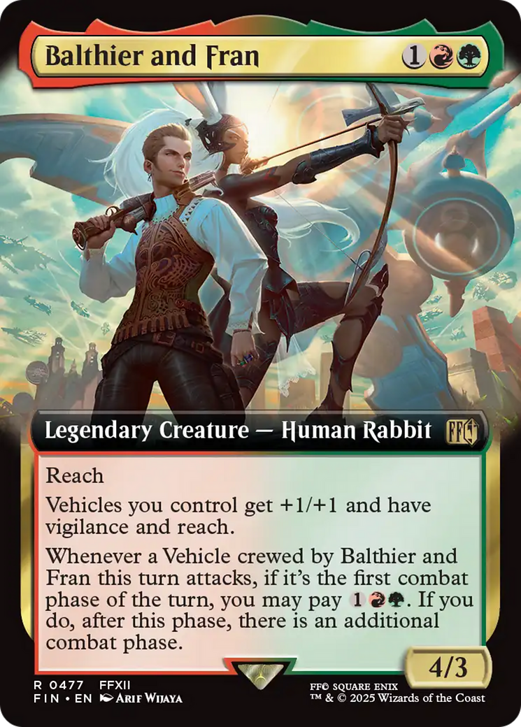 Balthier and Fran (Extended Art) [FINAL FANTASY] | Jomio and Rueliete's Cards and Comics