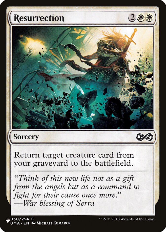 Resurrection [The List] | Jomio and Rueliete's Cards and Comics