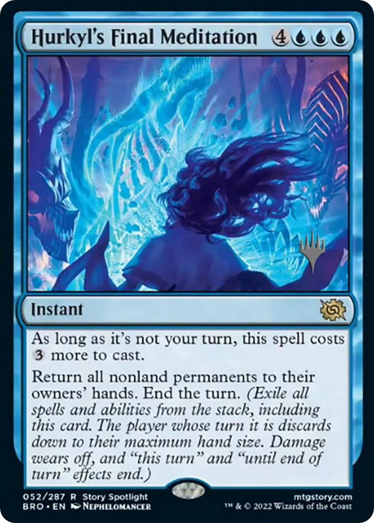Hurkyl's Final Meditation (Promo Pack) [The Brothers' War Promos] | Jomio and Rueliete's Cards and Comics