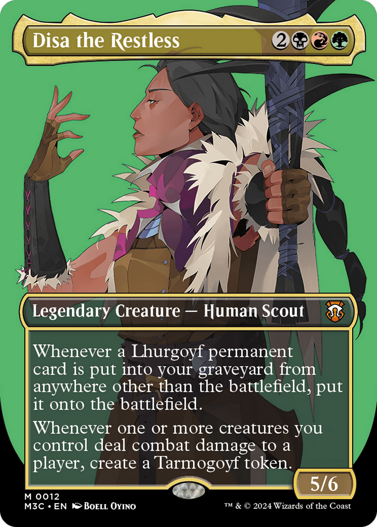 Disa the Restless (Borderless) [Modern Horizons 3 Commander] | Jomio and Rueliete's Cards and Comics