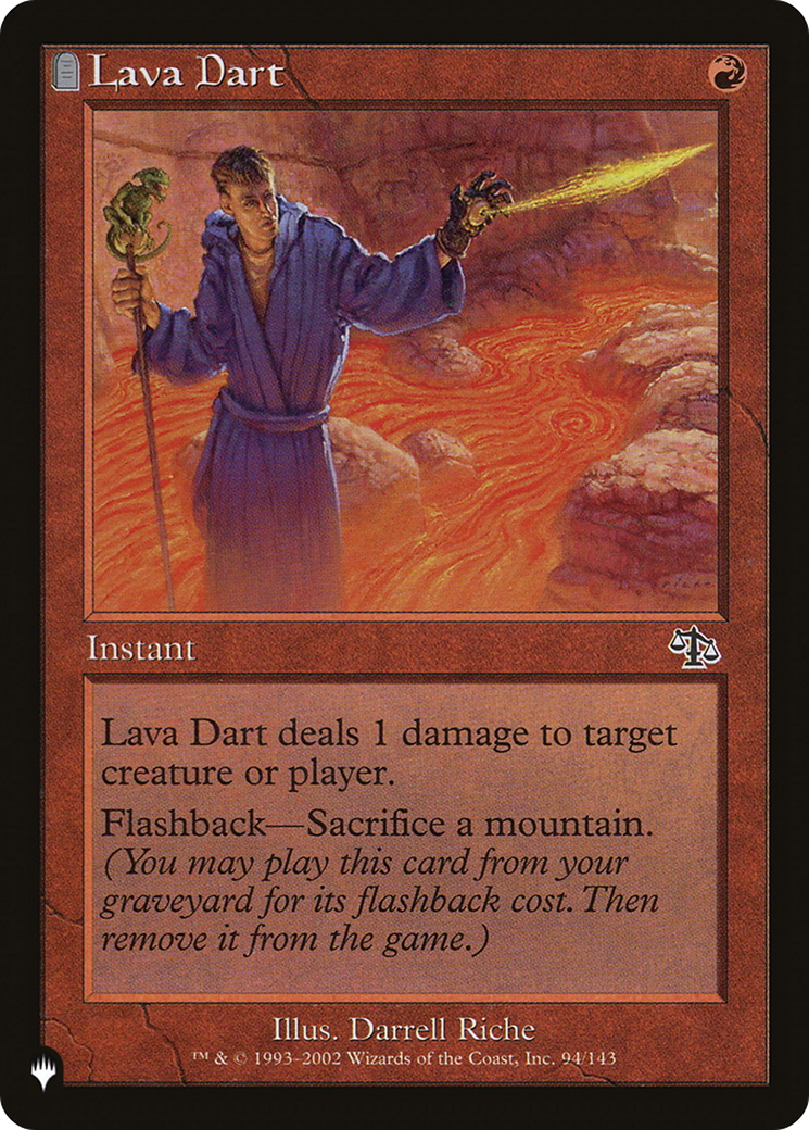 Lava Dart [The List] | Jomio and Rueliete's Cards and Comics