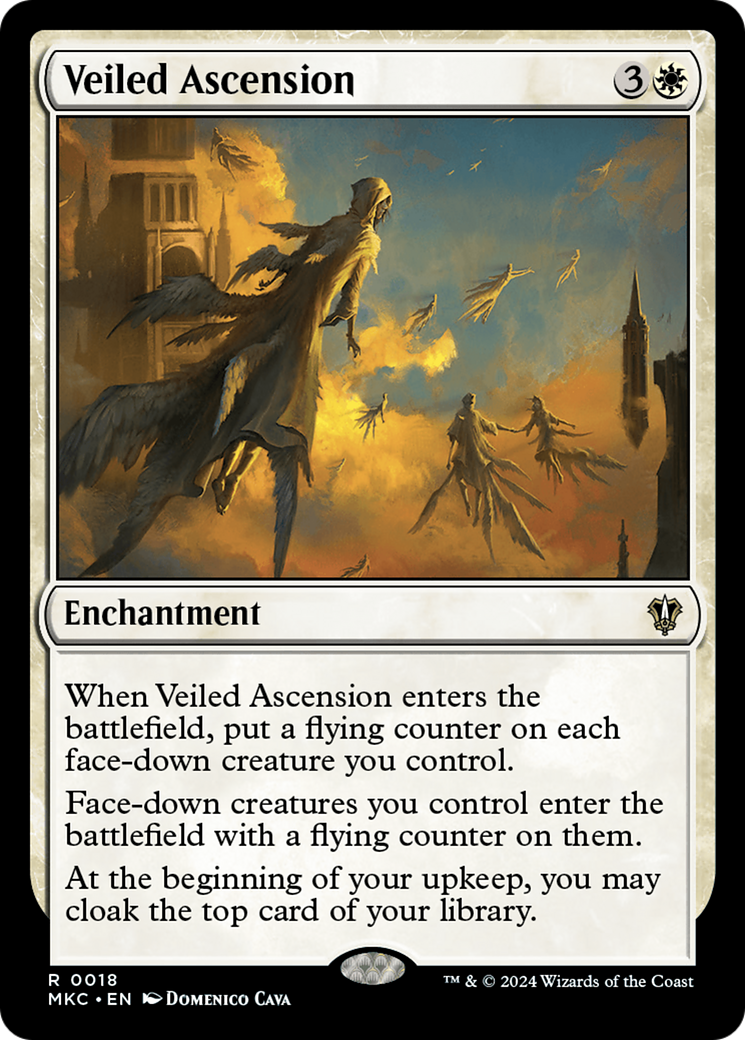 Veiled Ascension [Murders at Karlov Manor Commander] | Jomio and Rueliete's Cards and Comics