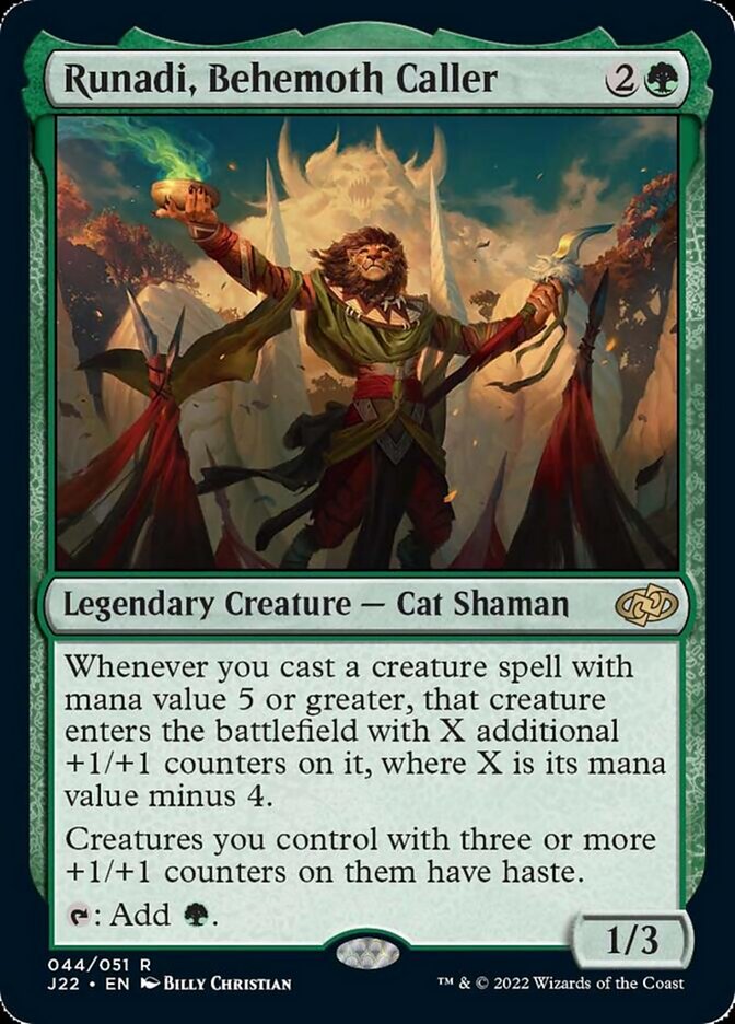 Runadi, Behemoth Caller [Jumpstart 2022] | Jomio and Rueliete's Cards and Comics